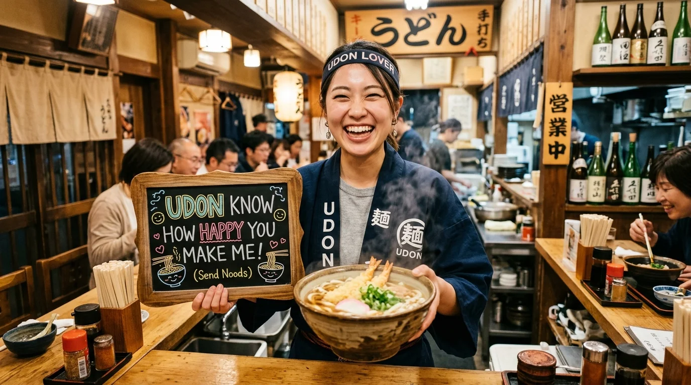 Bowlful of Udon Laughs