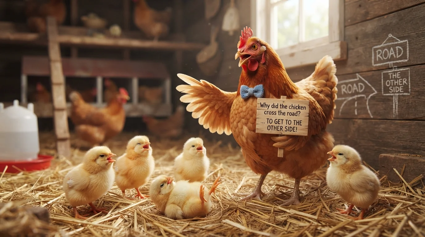 Classic Chicken Dad Jokes