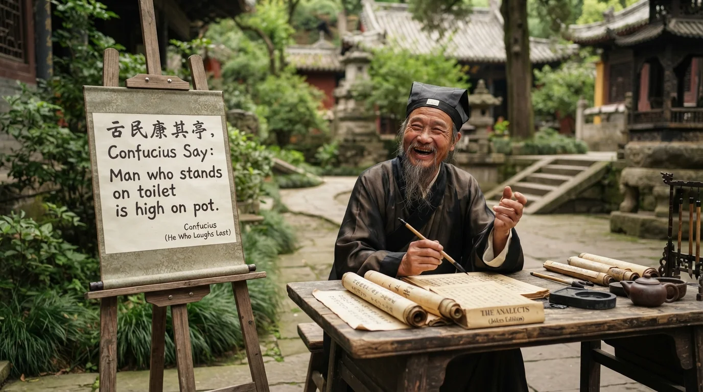 Classic Confucius Say Jokes