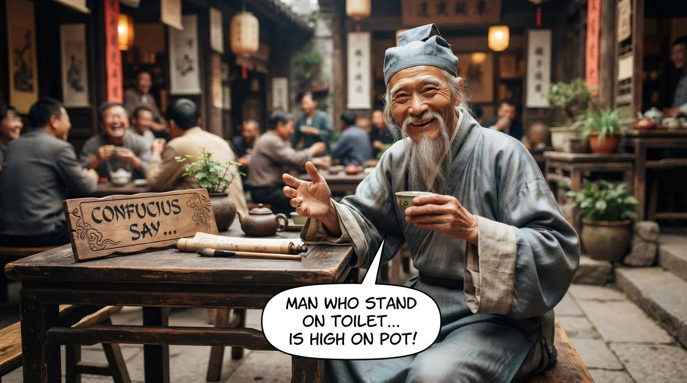 Classic Confucius Say Jokes