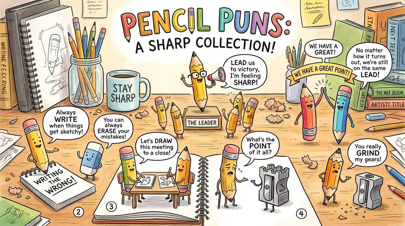 Classic Pencil Puns