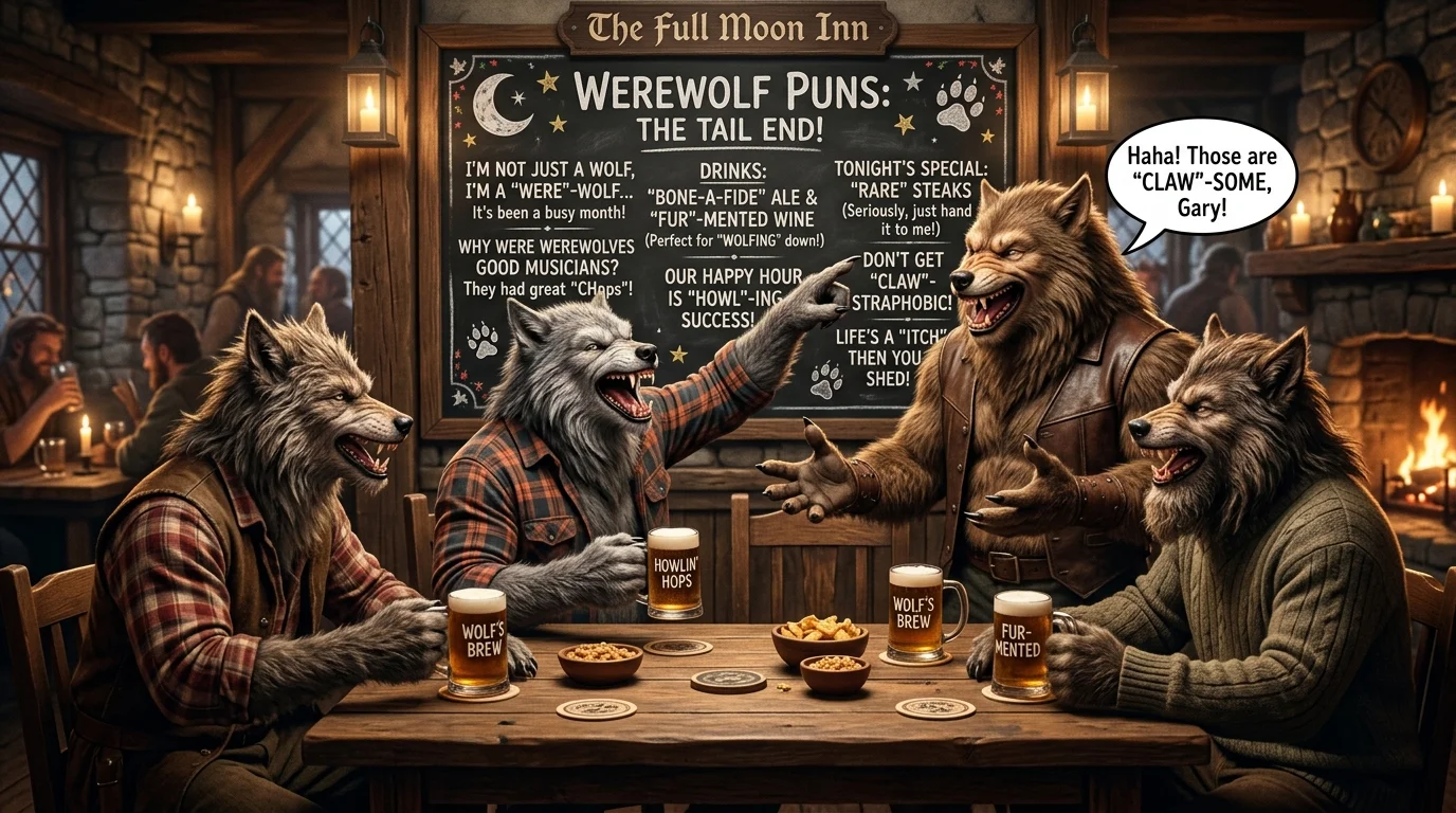 Classic Werewolf Puns