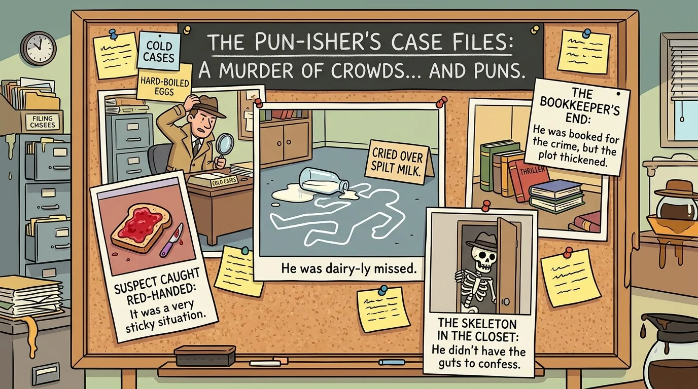 Detective Murder Puns