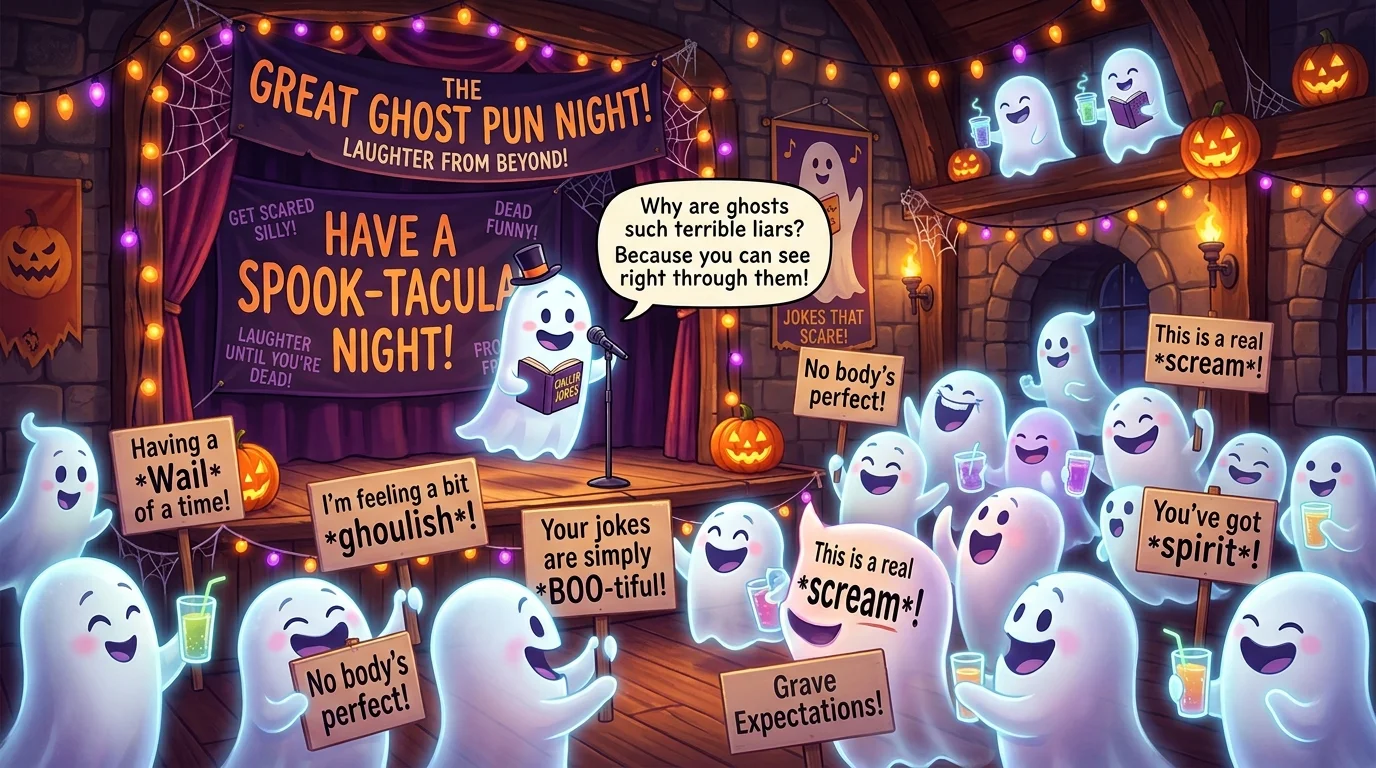 Ghost Party Puns