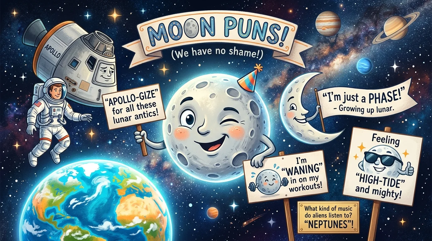 Inspirational Moon Puns