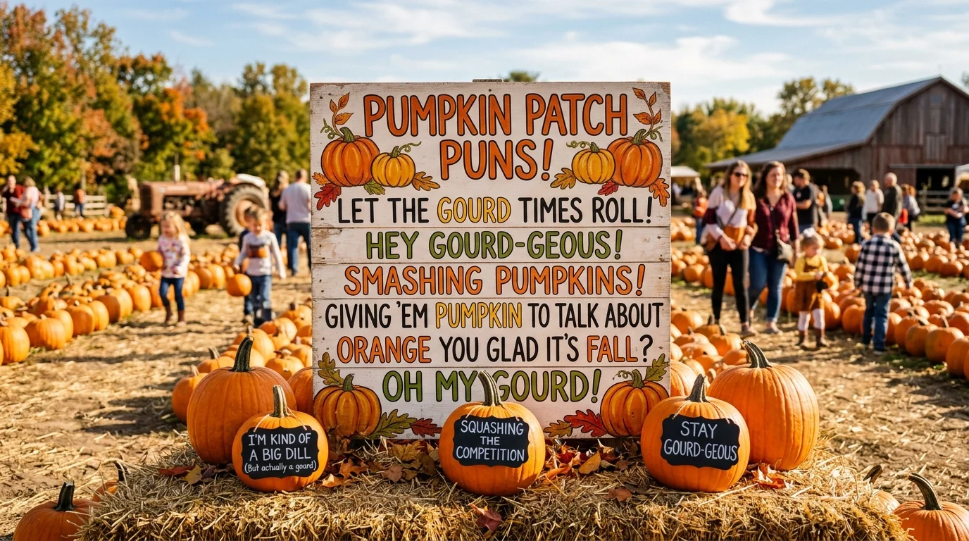 Pumpkin Party Puns