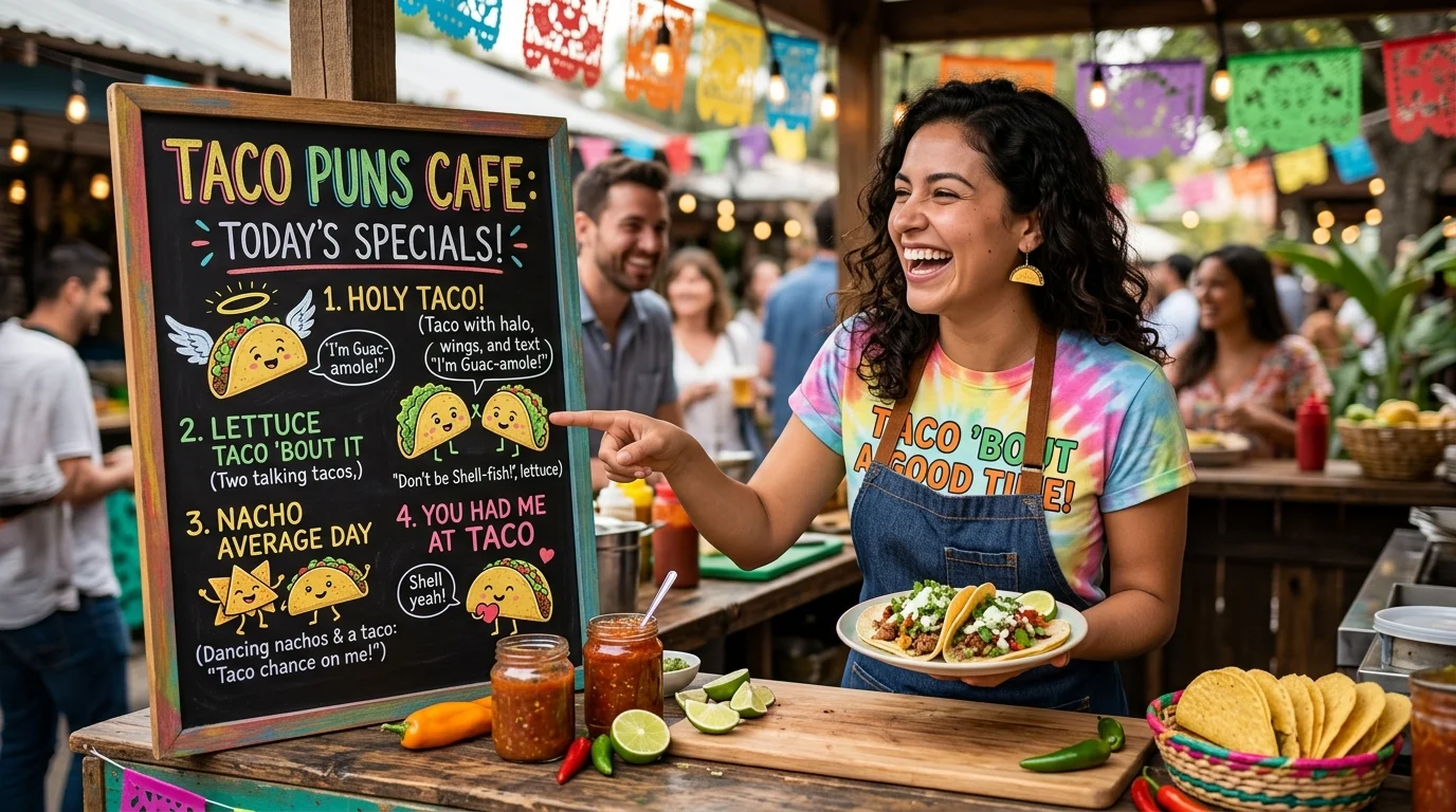 Taco Party Puns