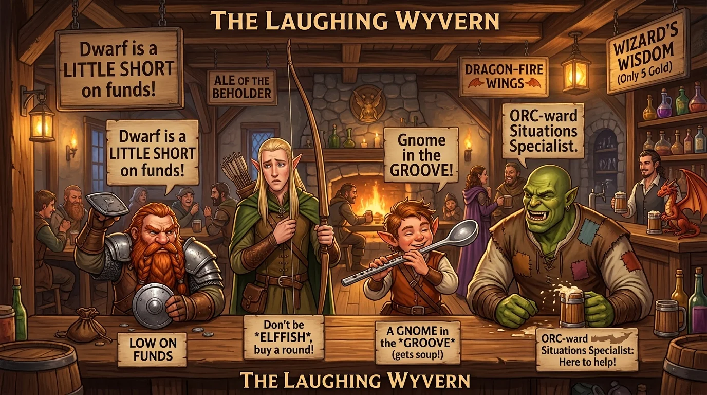 Wizard Fantasy Puns