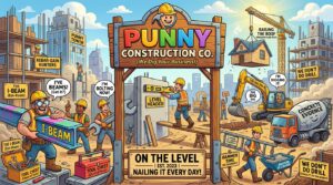 construction puns