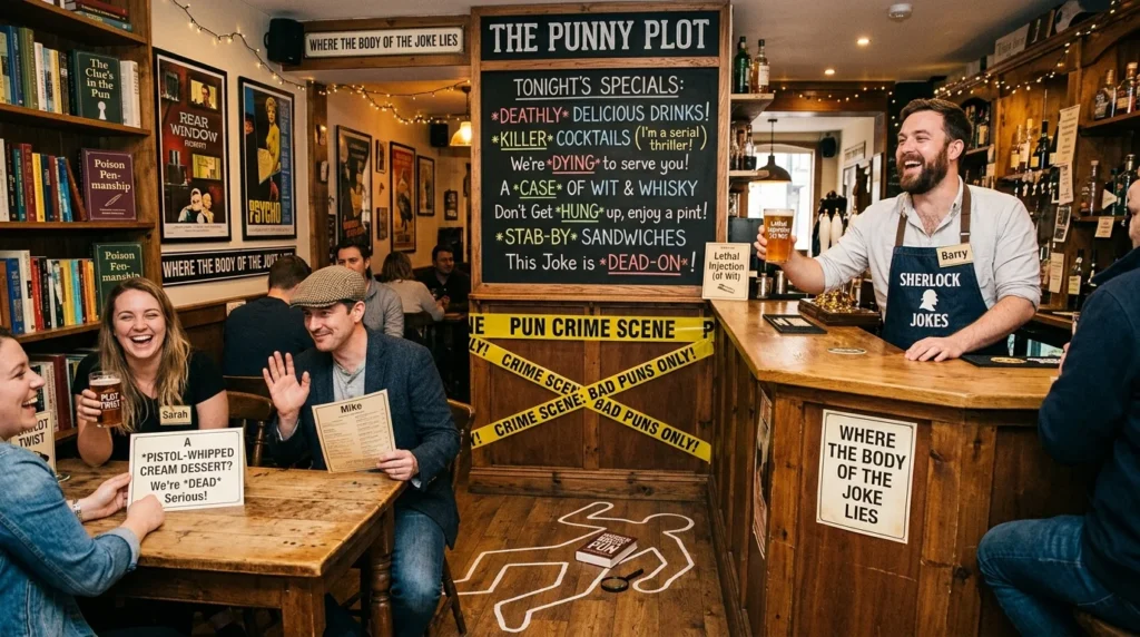 funny murder puns